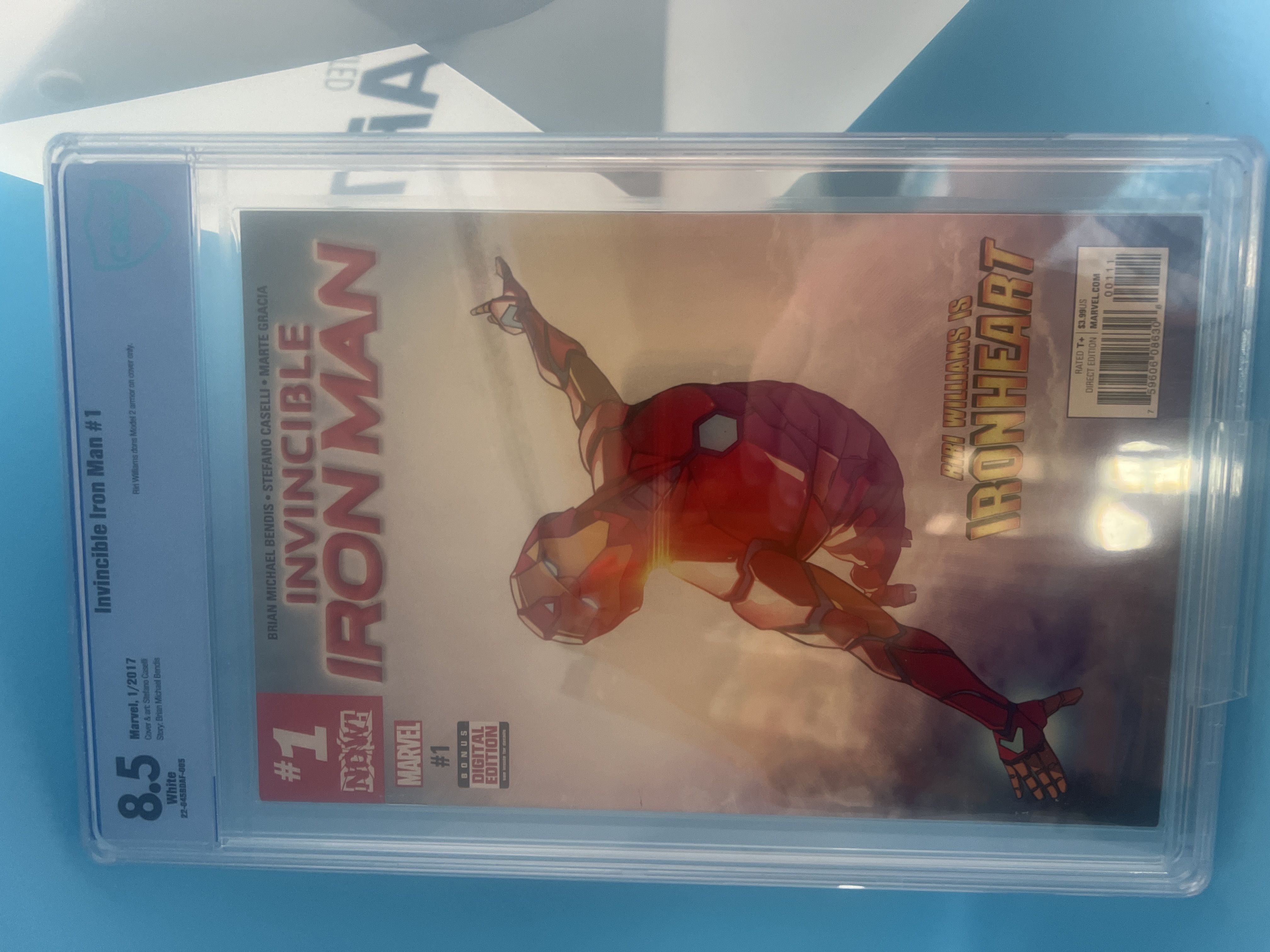 Invincible Iron Man CBCS graded 8.5