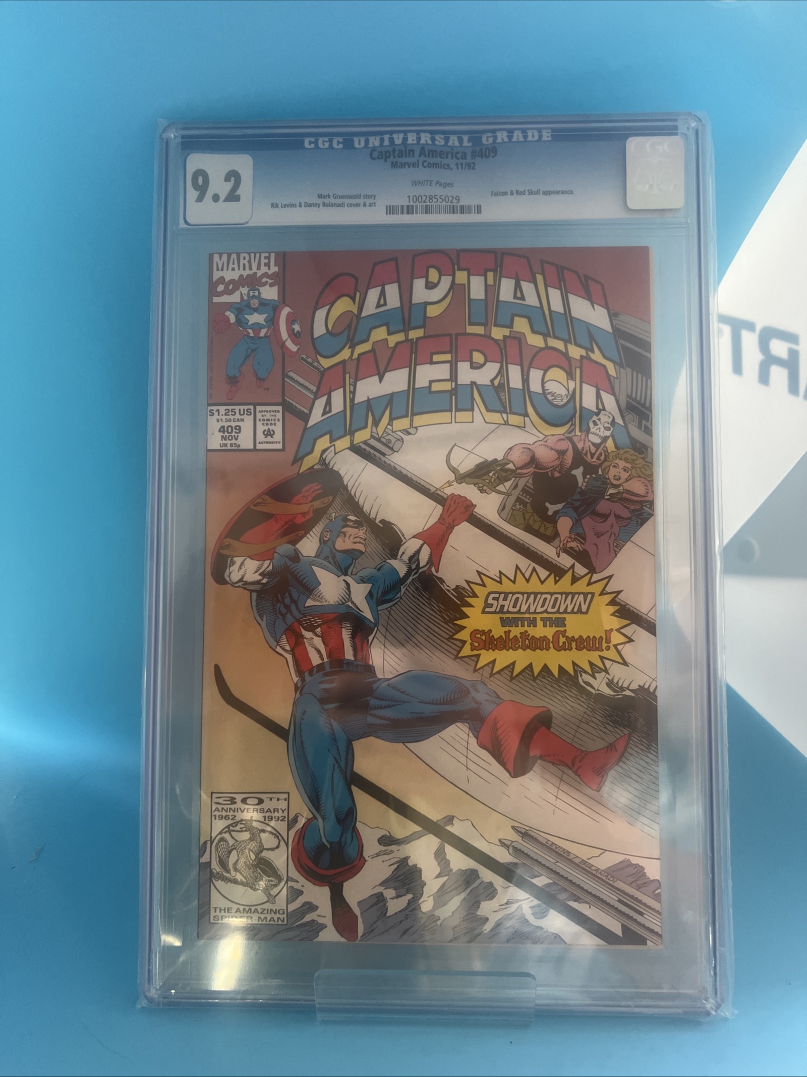 Captain America #409 CGC graded 9.2
