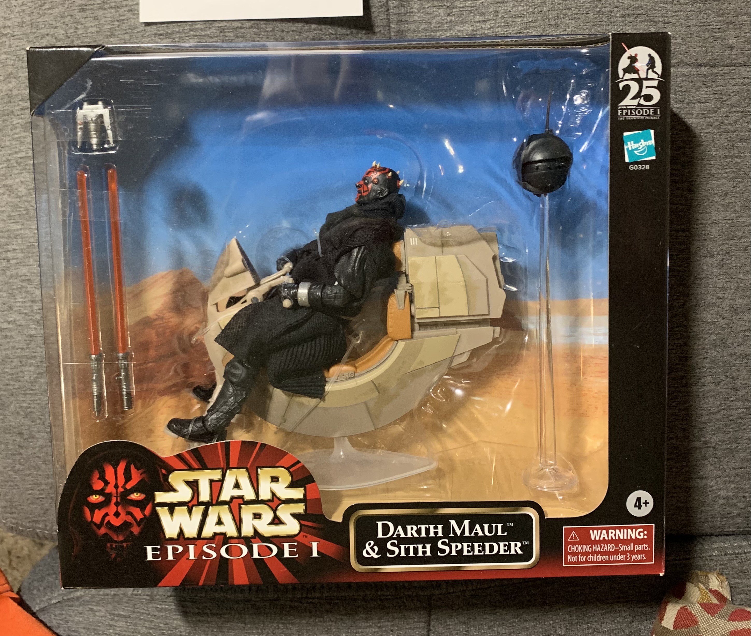 Black series Darth Maul with speeder