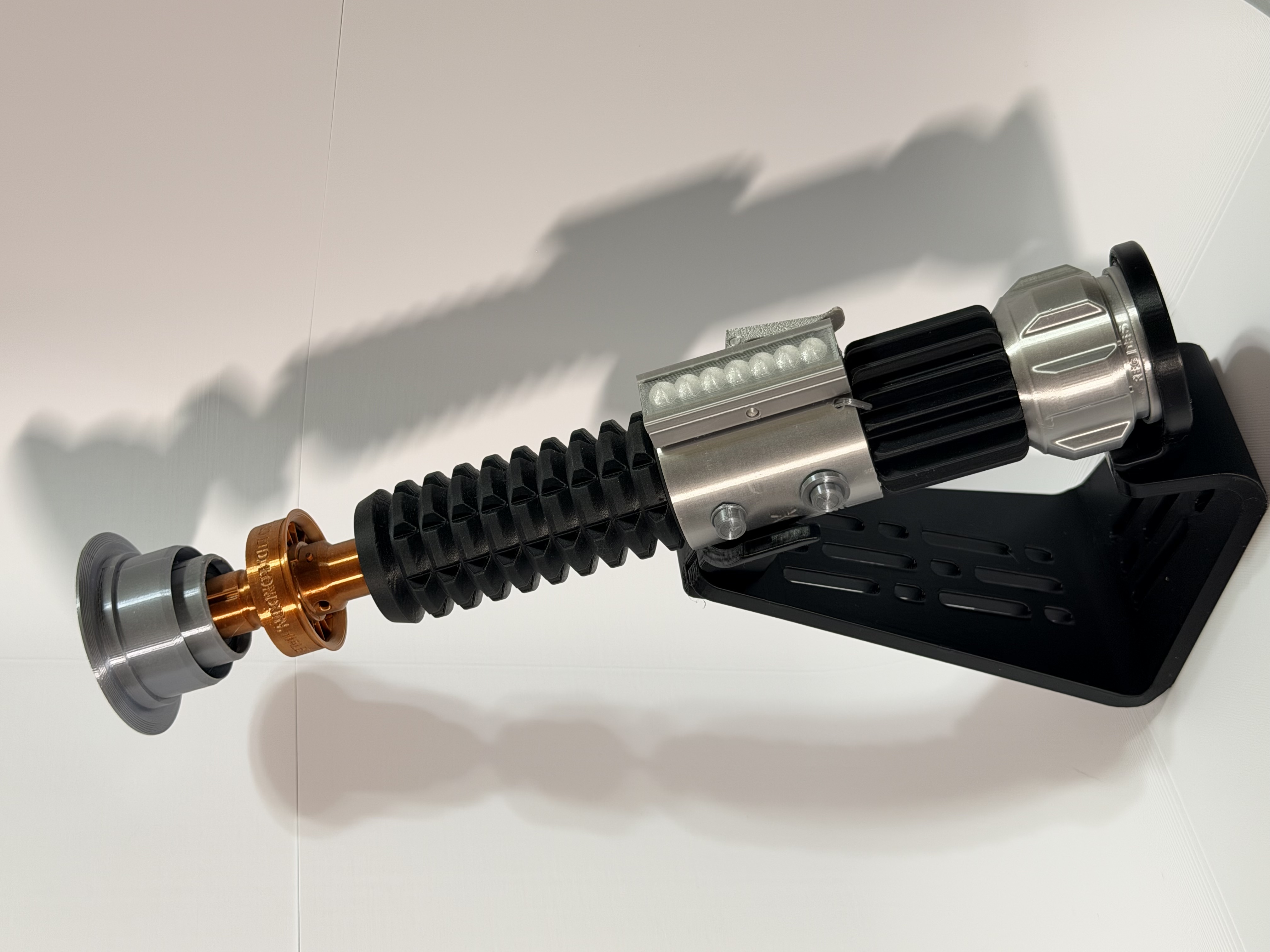 Replica 3D Printed Obi Wan ANH Lightsaber Hilt - Print to order, Stand not included