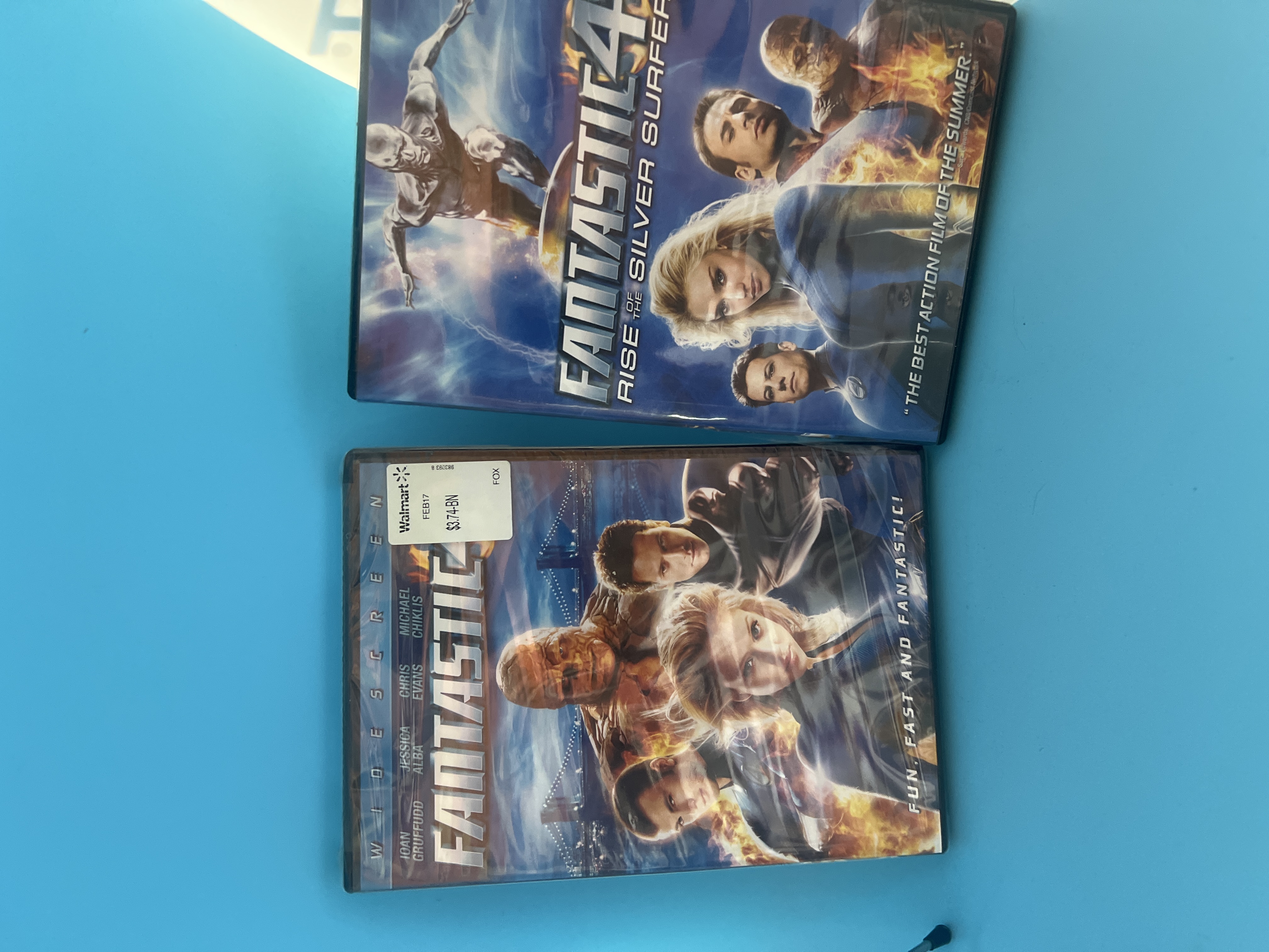 Fantastic 4 & fantastic 4 rise of silver surfer DVD